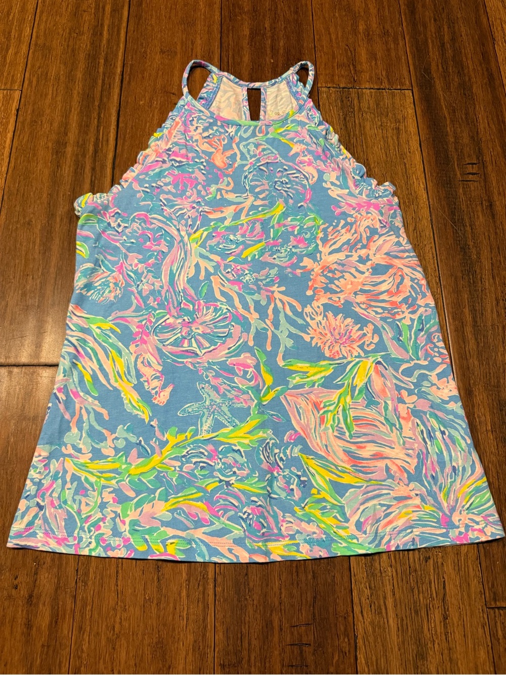 Lilly Pulitzer Multicolor Pastel Print Top - Blue, Pink, Green